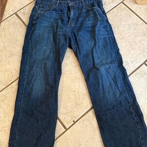 Levi's Men's Dark Blue Relaxed Fit Jeans